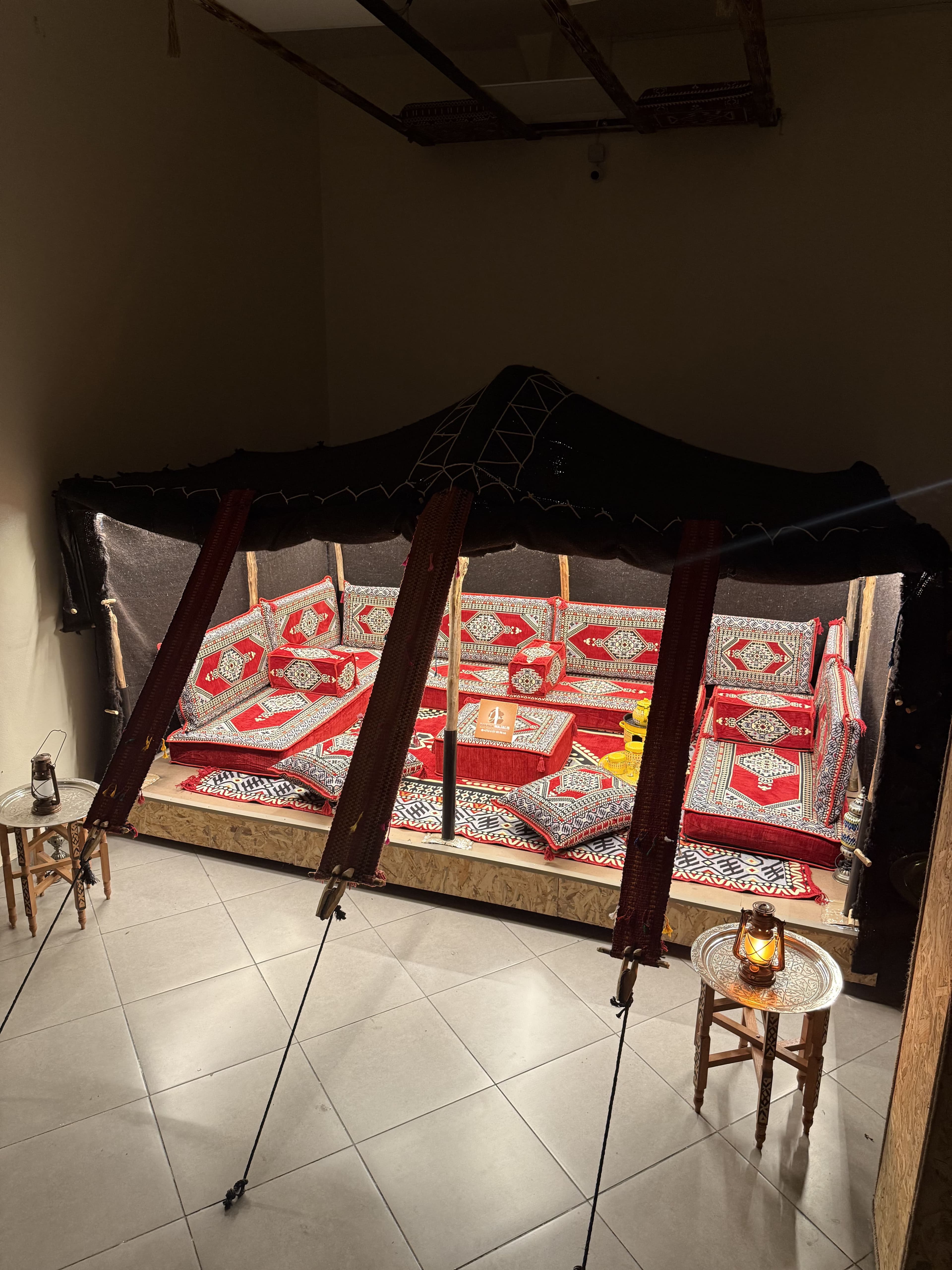 خيمة تقليدية 100% من شعر الماعز – مقاس 3.30m × 2m 2