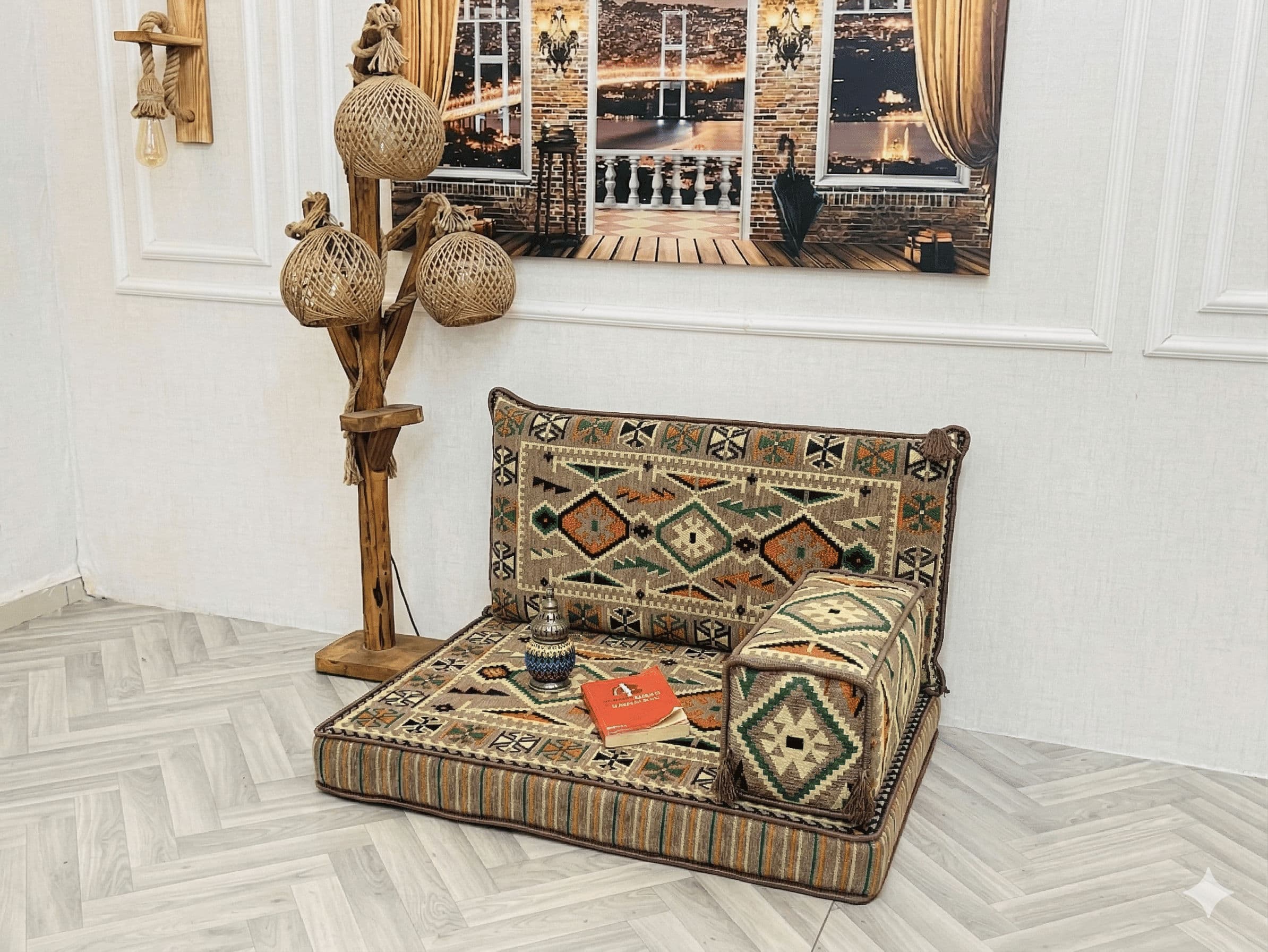 مجلس قراءة تقليدي (95 × 70 × 10 سم) 1