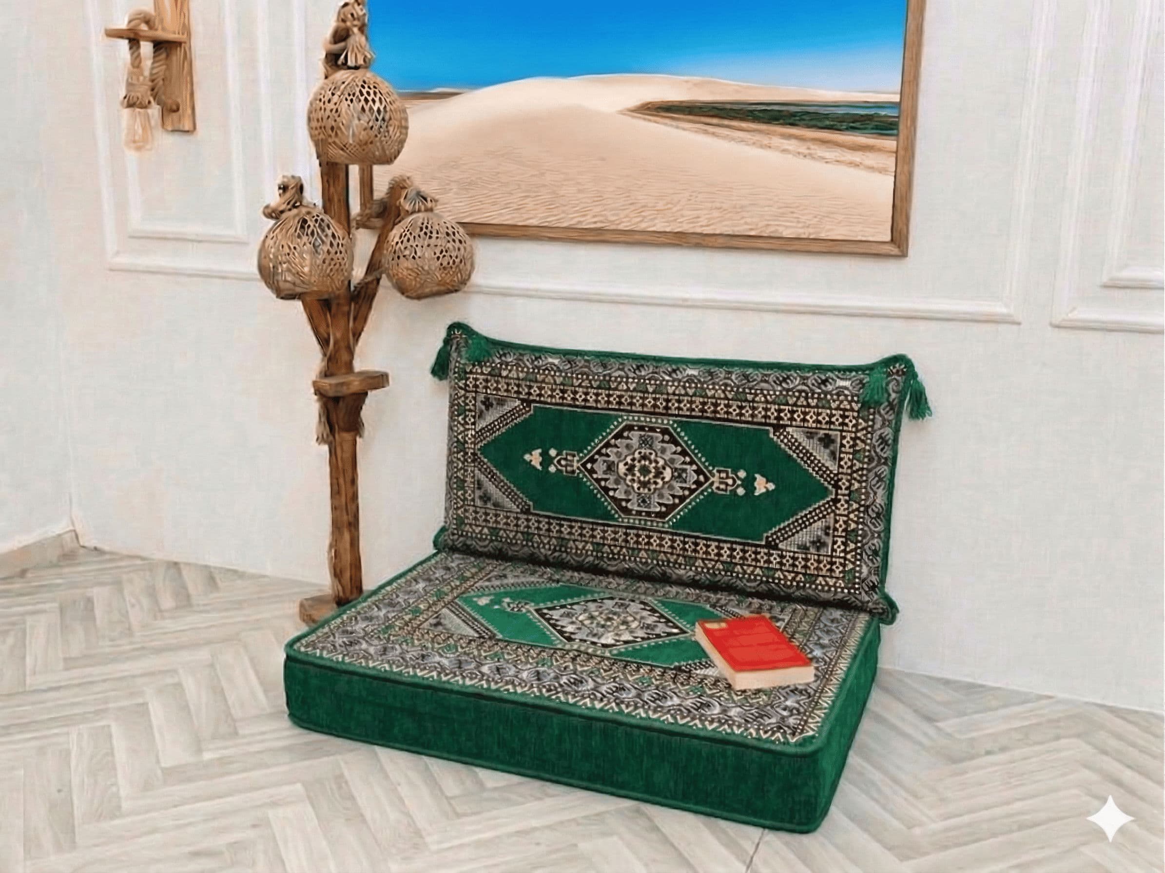 مجلس قراءة تقليدي (95 × 70 × 15 سم) 1
